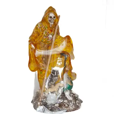 Imagen de Santa muerte amarilla